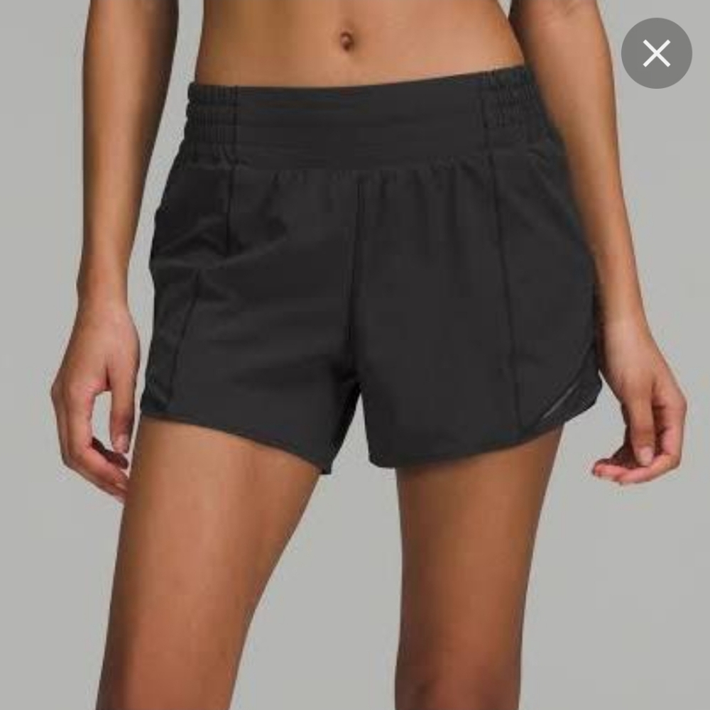 NWT Lululemon hottie hot short in black